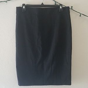 Black pencil skirt